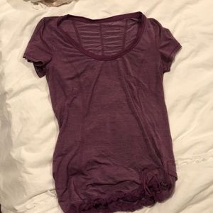 lulu lemon work out shirt